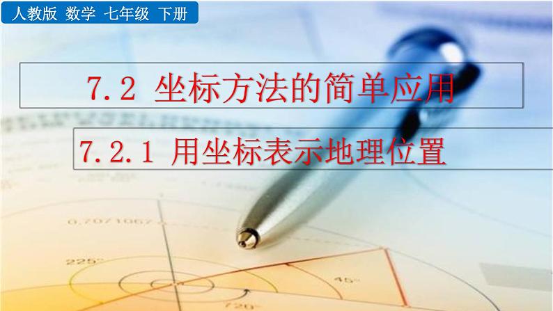 七年级下册数学：7.2.1 用坐标表示地理位置 精品课件PPT01