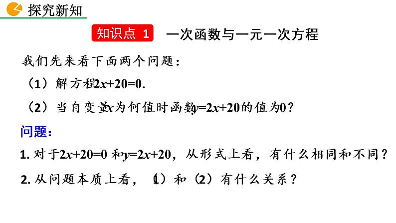 八年级下册数学：19.2.3 一次函数与方程、不等式——精品课件04