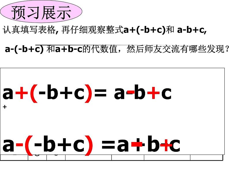 北师大版七年级上册第三章第二节去括号公开课课件03