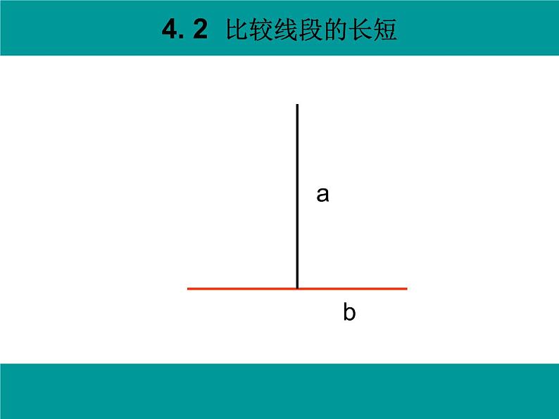 北师大版七年级上数学比较线段的长短赛课课件及说课稿04