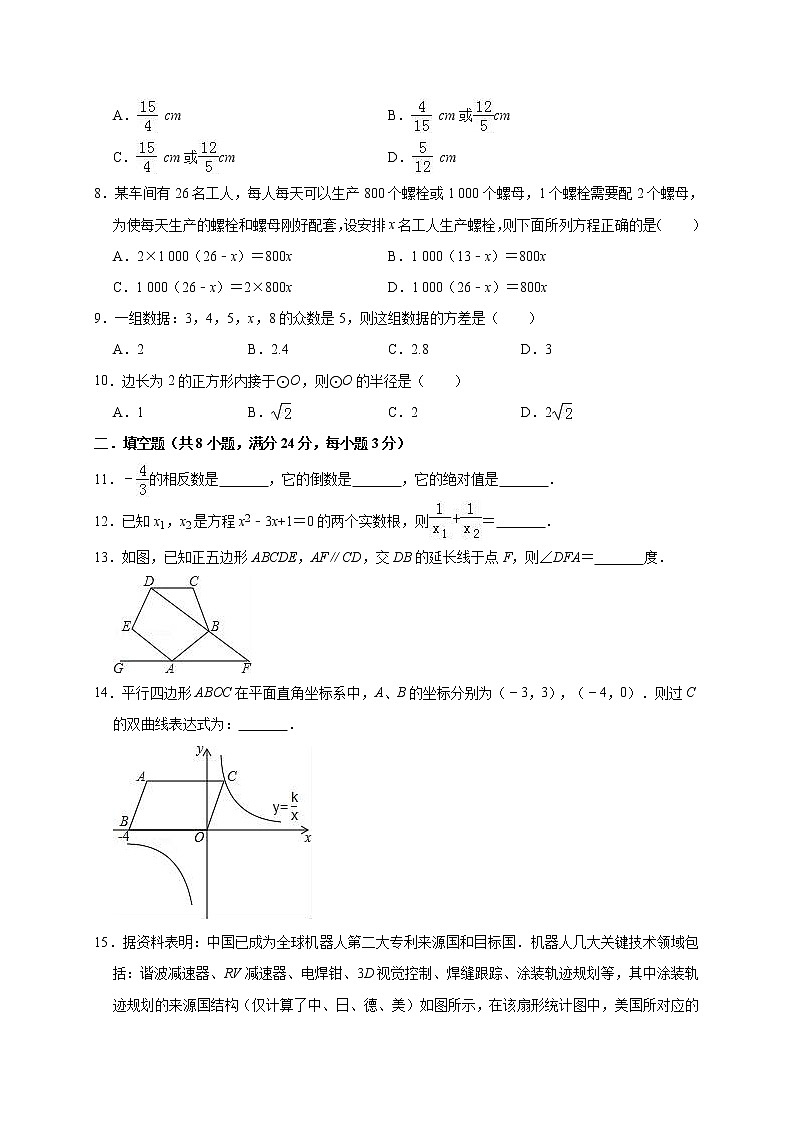 湖南省邵阳市隆回县中考数学一模试卷（解析版）02