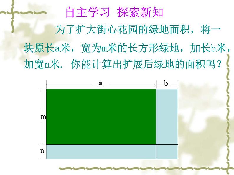 人教版八年级数学上册课件14.1.4多项式乘以多项式03