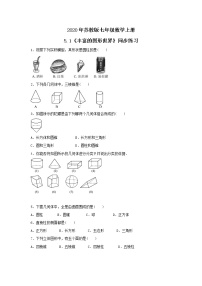 苏科版七年级上册5.1 丰富的图形世界精品练习