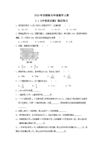 初中苏科版3.1 字母表示数精品习题