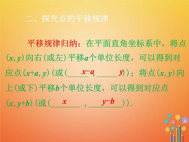 人教版2021年七年级数学下册7.2.2《用坐标表示平移》课件(含答案)06