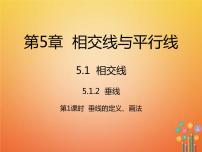 初中数学人教版七年级下册第五章 相交线与平行线5.1 相交线5.1.2 垂线教课内容课件ppt