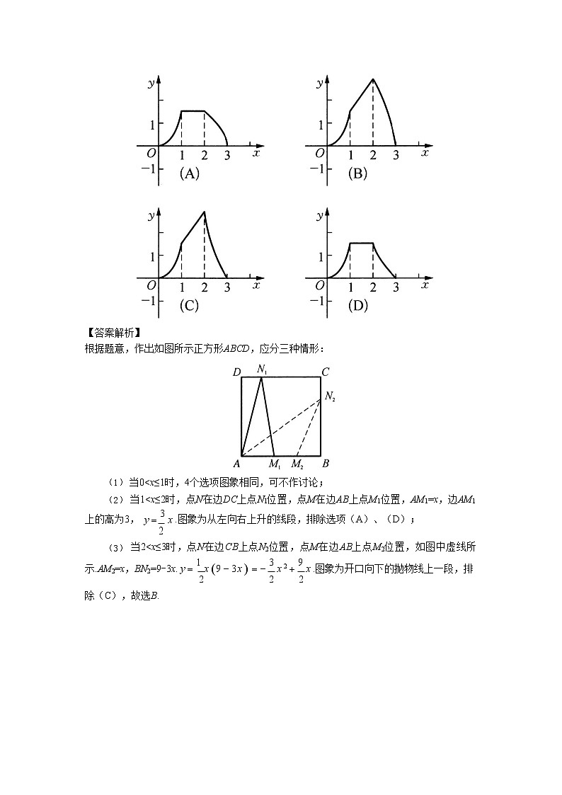 2020年中考数学动点题型总结03