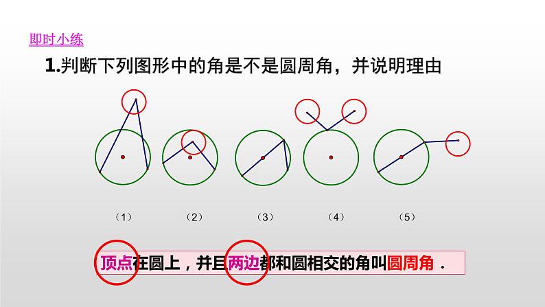 人教版数学九年级上册：24.1.4圆周角-课件03