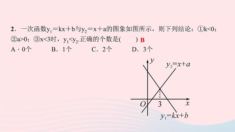 北师大版八年级数学上册第四章一次函数4一次函数的应用第3课时复杂一次函数的应用作业课件07