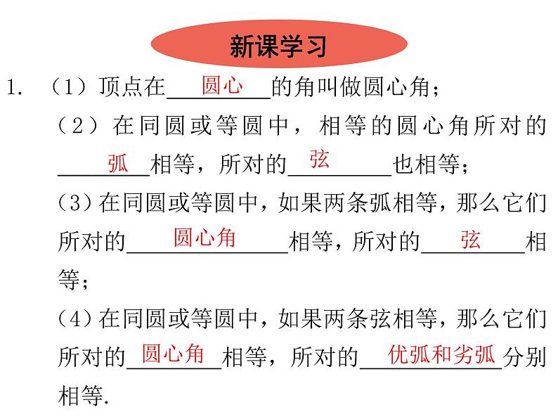 上册第二十四章第3课   弧、弦、圆心角-2020秋人教版九年级数学全一册课件02