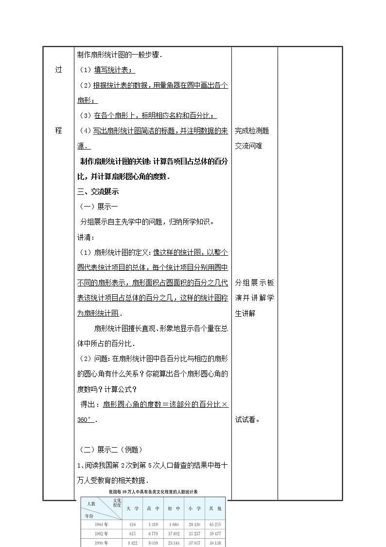 2021年苏科版八年级数学下册7.2统计表统计图的选用1教案02