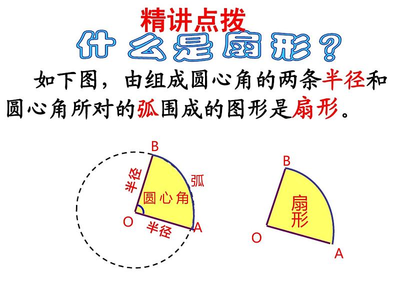 人教版数学九年级上册24.4探究圆的弧长、扇形面积公式课件第8页