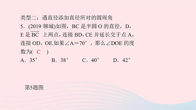 九年级数学上册第二十四章圆专题课堂(十一)圆中常见的辅助线归类课件新版新人教版07