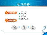数学 北师大版本  七年级上册  4.4  角的比较 PPT课件