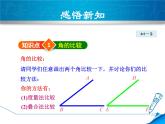 数学 北师大版本  七年级上册  4.4  角的比较 PPT课件