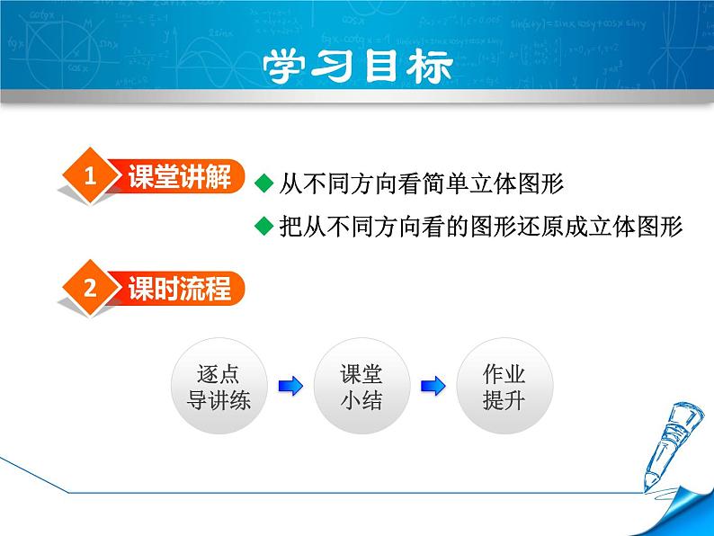 数学 北师大版 七年级上册   1.4  从三个方向看物体的形状 PPT课件第2页