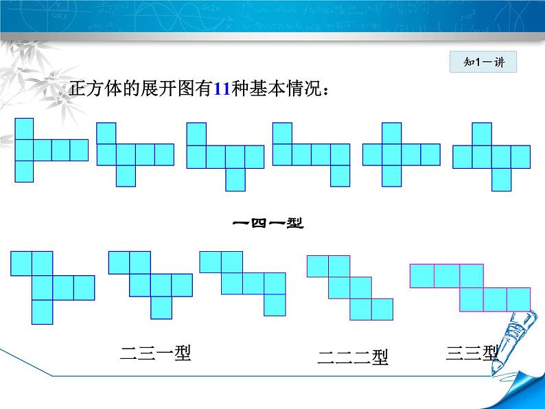 数学 北师大版 七年级上册  1.2.1  正方体的展开与折叠 PPT课件07