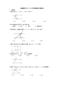 数学人教版5.3.1 平行线的性质精品综合训练题