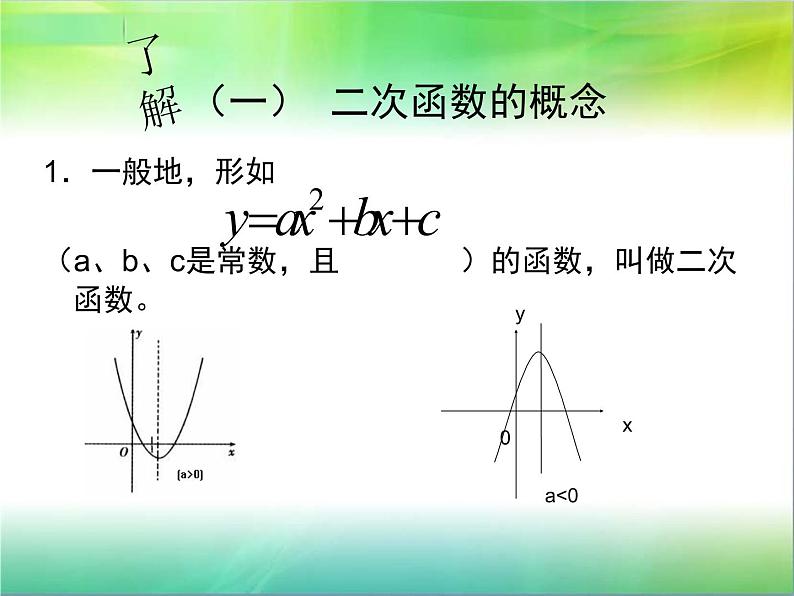 二次函数的图像与性质第2页