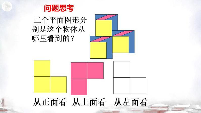 初中数学北师大版七年级上册第一章 丰富的图形世界 1.4 从三个不同方向看物体的形状精品课件07