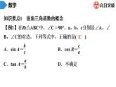 北师大版九年级期末复习 下册　第1章　直角三角形的边角关系课件