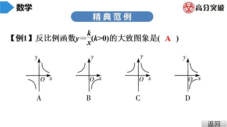 北师大版九年级课堂教本上册　第6章　第2课时　反比例函数的图象与性质(1)课件04