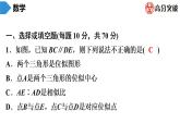 北师大版九年级作业课时上册　第4章　第14课时　图形的位似(2) 课件