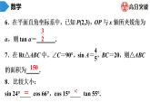 北师大版九年级核心知识循环链  (下)第1周核心知识循环练 课件