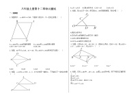 初中数学12.1 全等三角形单元测试免费课时作业