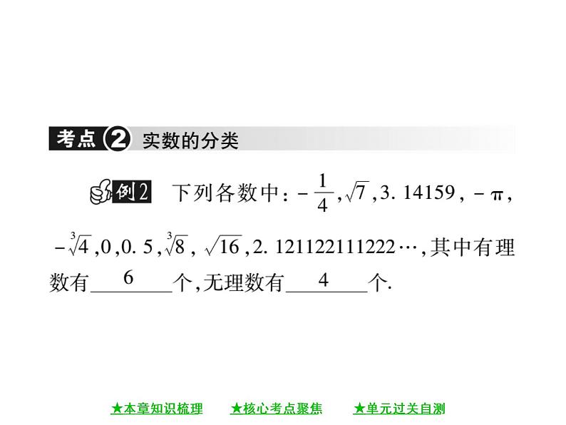 华东师大版八年级数学上  第 11章  《数的开方》单元小结与复习 课件07