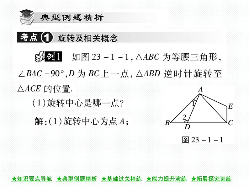 人教版九年级上册 第23章  23．1 图形的旋转（第一课时) 课件05