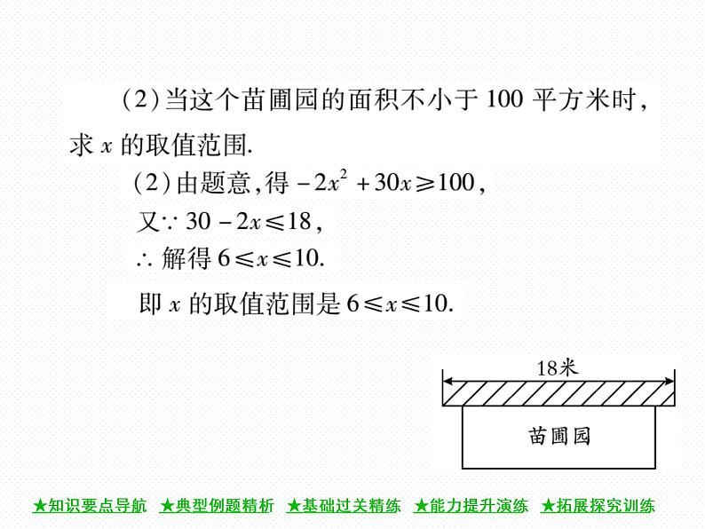 人教版九年级上册 第22章  22．3 实际问题与二次函数(第一课时) 课件05