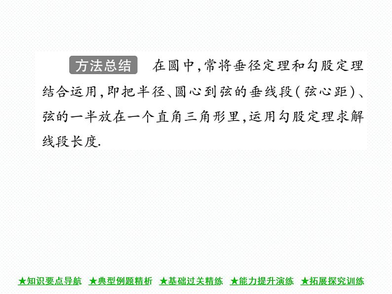 人教版九年级上册 第24章  24．1．2 垂直于弦的直径 课件06