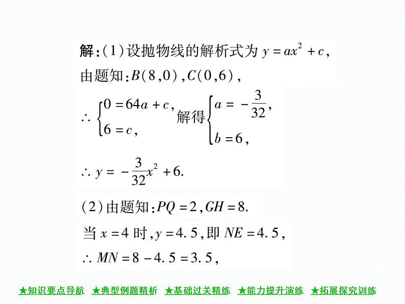 人教版九年级上册 第22章  22．3 实际问题与二次函数(第三课时) 课件05