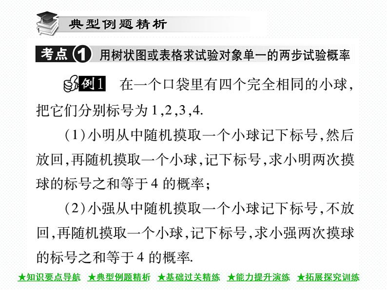 人教版九年级上册 第25章  25．2 用列举法求概率(第一课时) 课件04