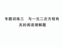 人教版九年级上册21.1 一元二次方程优秀课件ppt