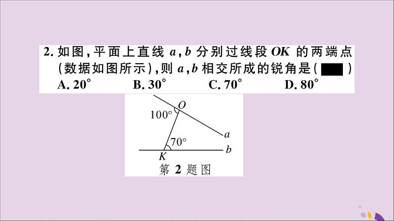 八年级数学上册11-2与三角形有关的角11-2-2三角形的外角习题讲评课件（新版）新人教版03