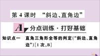 初中数学人教版八年级上册12.2 三角形全等的判定优秀习题ppt课件