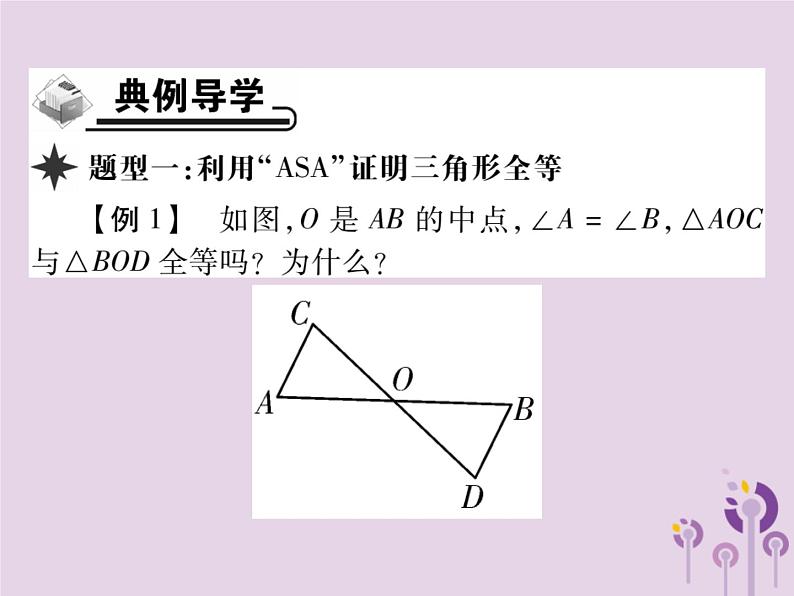 八年级数学上册12《全等三角形》12-2三角形全等的判定第3课时三角形全等的判定（三）（ASA与AAS）习题课件03