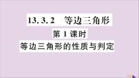 人教版八年级上册13.3.1 等腰三角形优质习题ppt课件