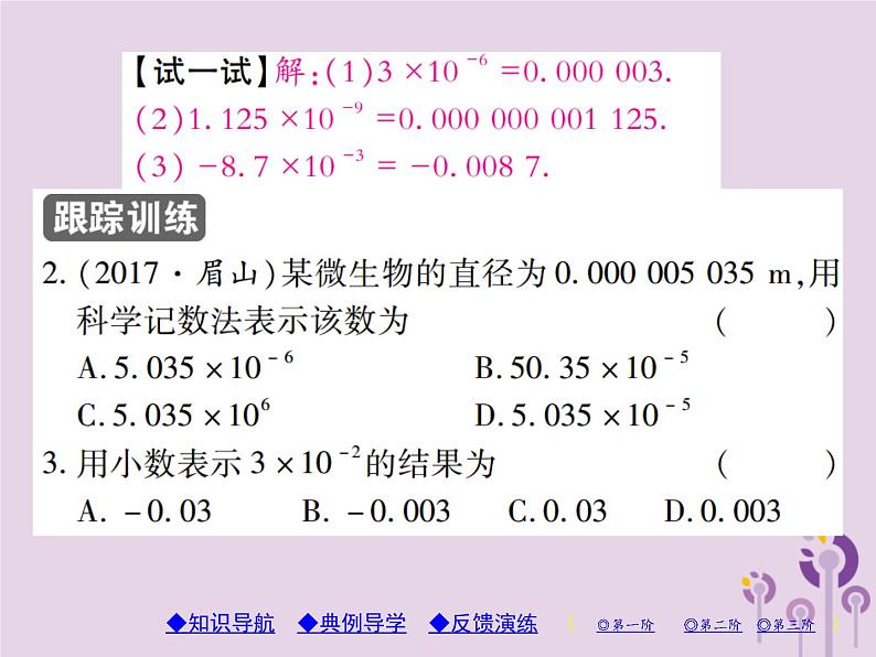 八年级数学上册15《分式》15-2分式的运算15-2-3整数指数幂第2课时科学计数法习题课件04