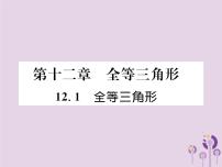 人教版第十二章 全等三角形12.1 全等三角形完美版作业课件ppt