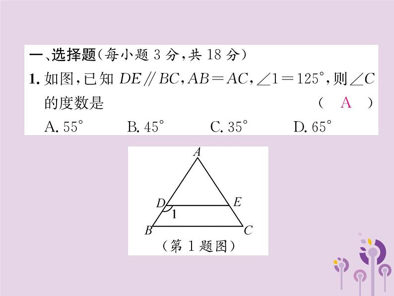 八年级数学上册第13章轴对称双休作业（四）作业课件02