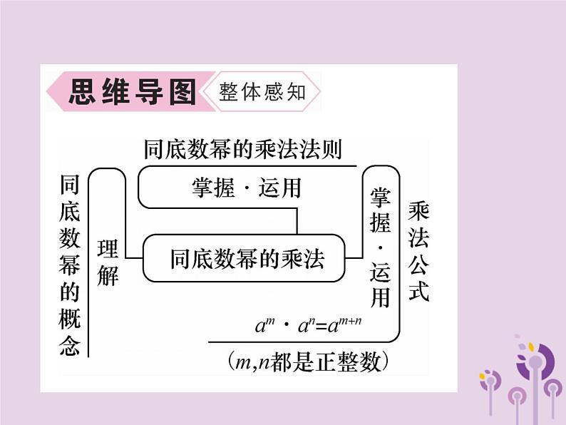 八年级数学上册第14章整式的乘法与因式分解14-1整式的乘法14-1-1同底数幂的乘法作业课件第3页