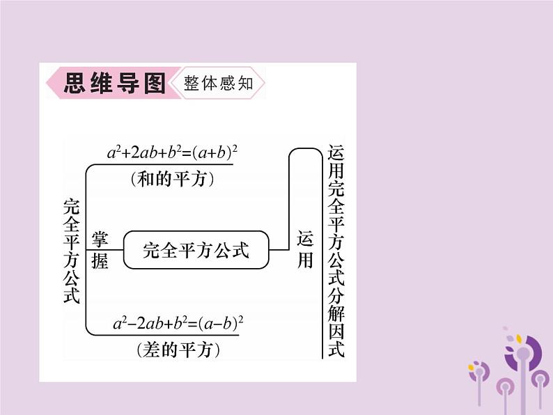 八年级数学上册第14章整式的乘法与因式分解14-3因式分解14-3-2公式法第2课时运用完全平方公式分解因式作业课件03