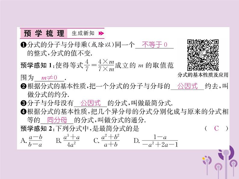 八年级数学上册第15章分式15-1分式15-1-2分式的基本性质作业课件02