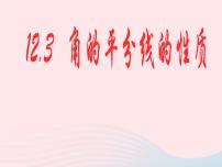 人教版八年级上册12.3 角的平分线的性质一等奖ppt课件