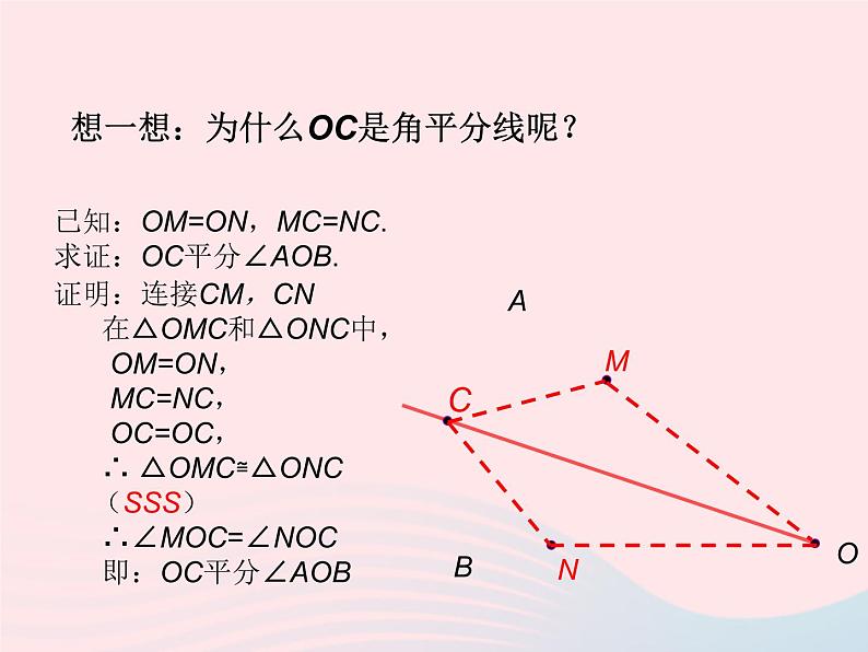 八年级数学上册第十二章全等三角形12-3角的平分线的性质第2课时角平分线的判定教学课件2第8页