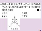 八年级数学上册第十二章全等三角形小结与复习习题讲评课件（新版）新人教版