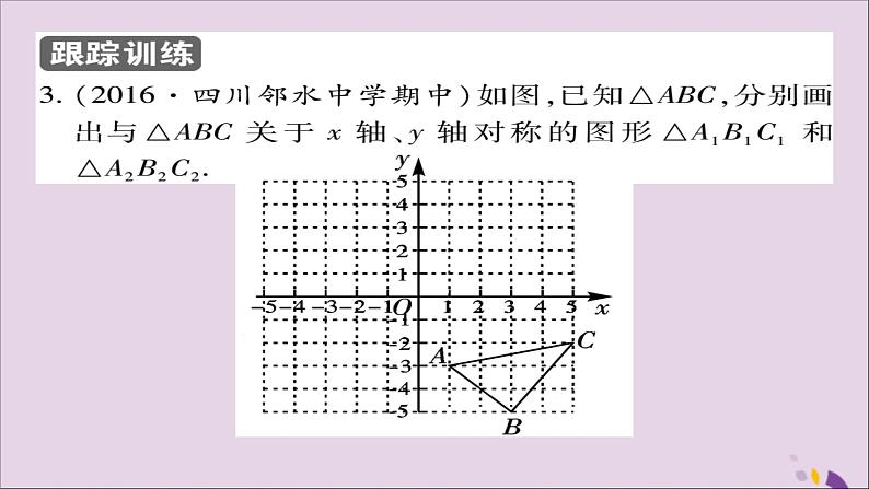 八年级数学上册第十三章《轴对称》13-2画轴对称图形（第2课时）课件第8页